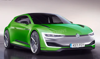 Volkswagen Scirocco EV - front (watermarked)