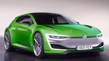 Volkswagen Scirocco EV - front (watermarked)