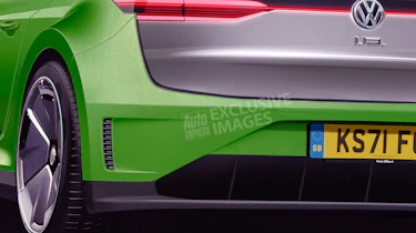 Volkswagen Scirocco EV - rear detail (watermarked)