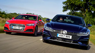 Twin test - VW Arteon vs Audi A5 - teaser
