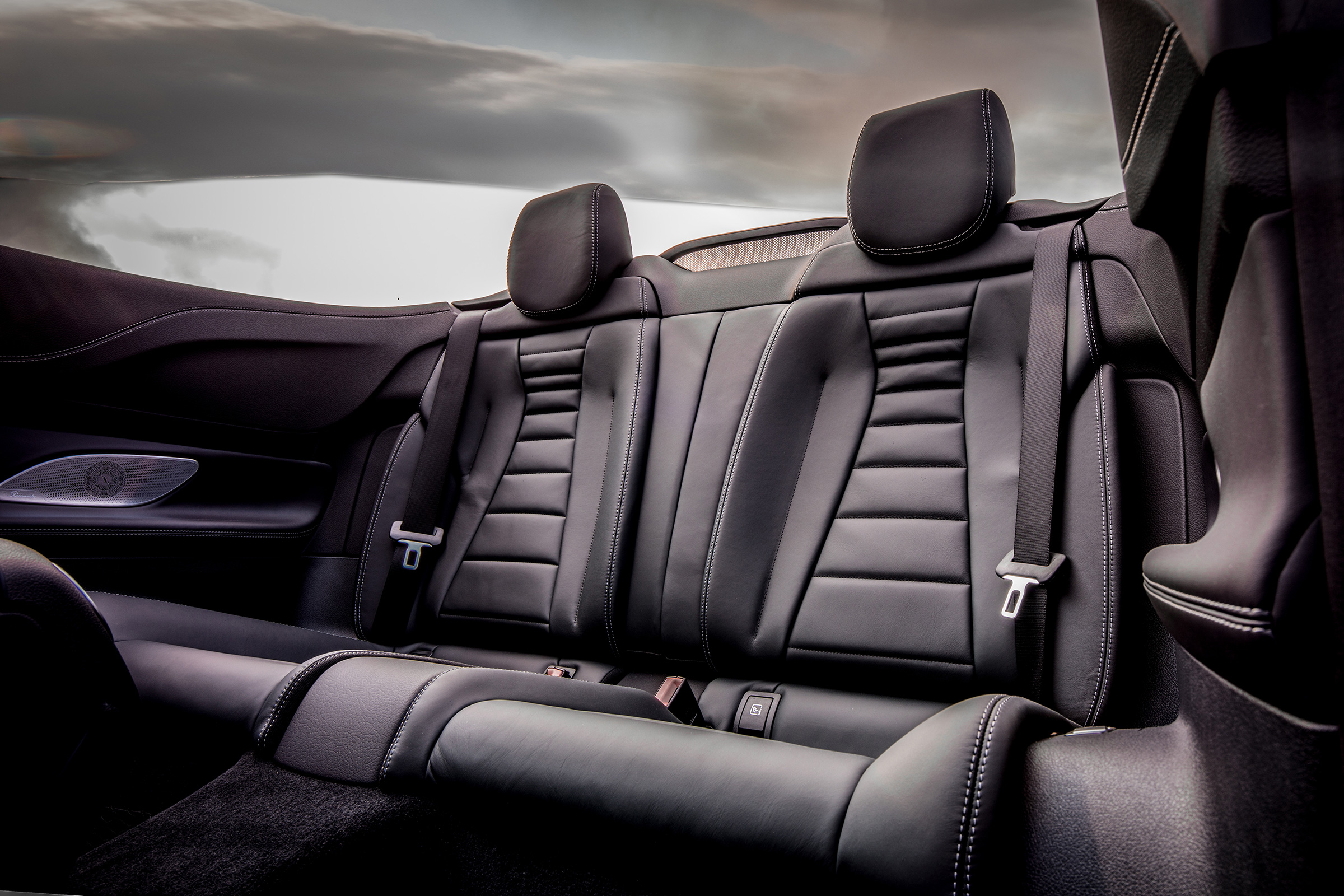 Mercedes E-Class Cabriolet - rear seats