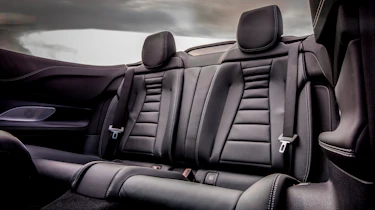 Mercedes E-Class Cabriolet - rear seats