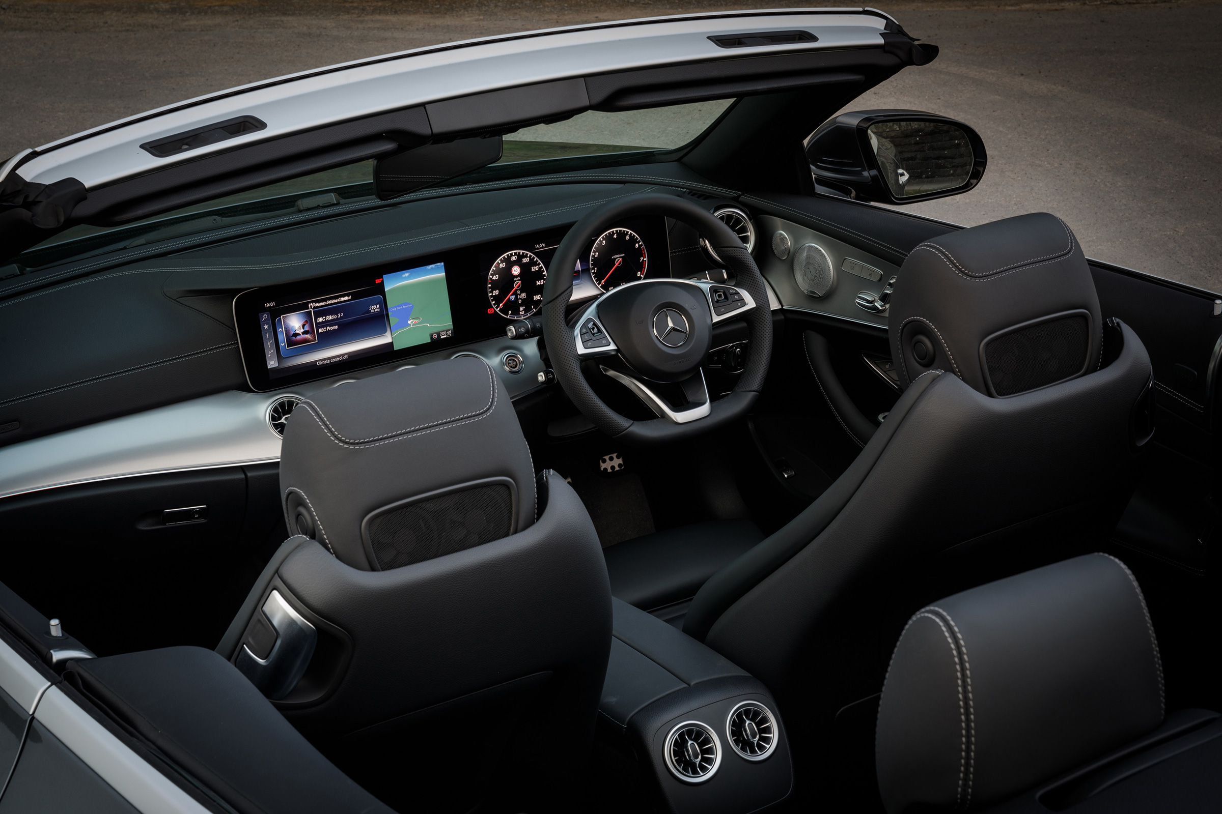 Mercedes E-Class Cabriolet - interior