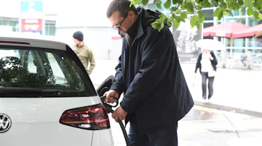Long-term test - VW e-golf - plugged in
