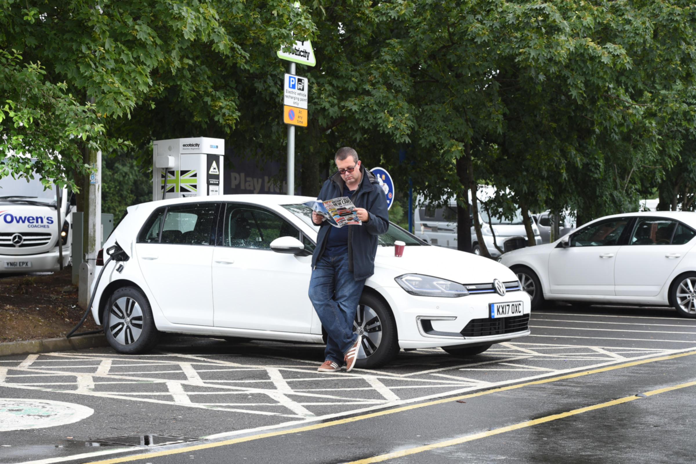 Long-term test - VW e-golf - parked