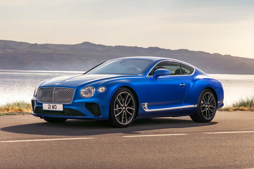 Bentley Continental GT front - Footballers' cars