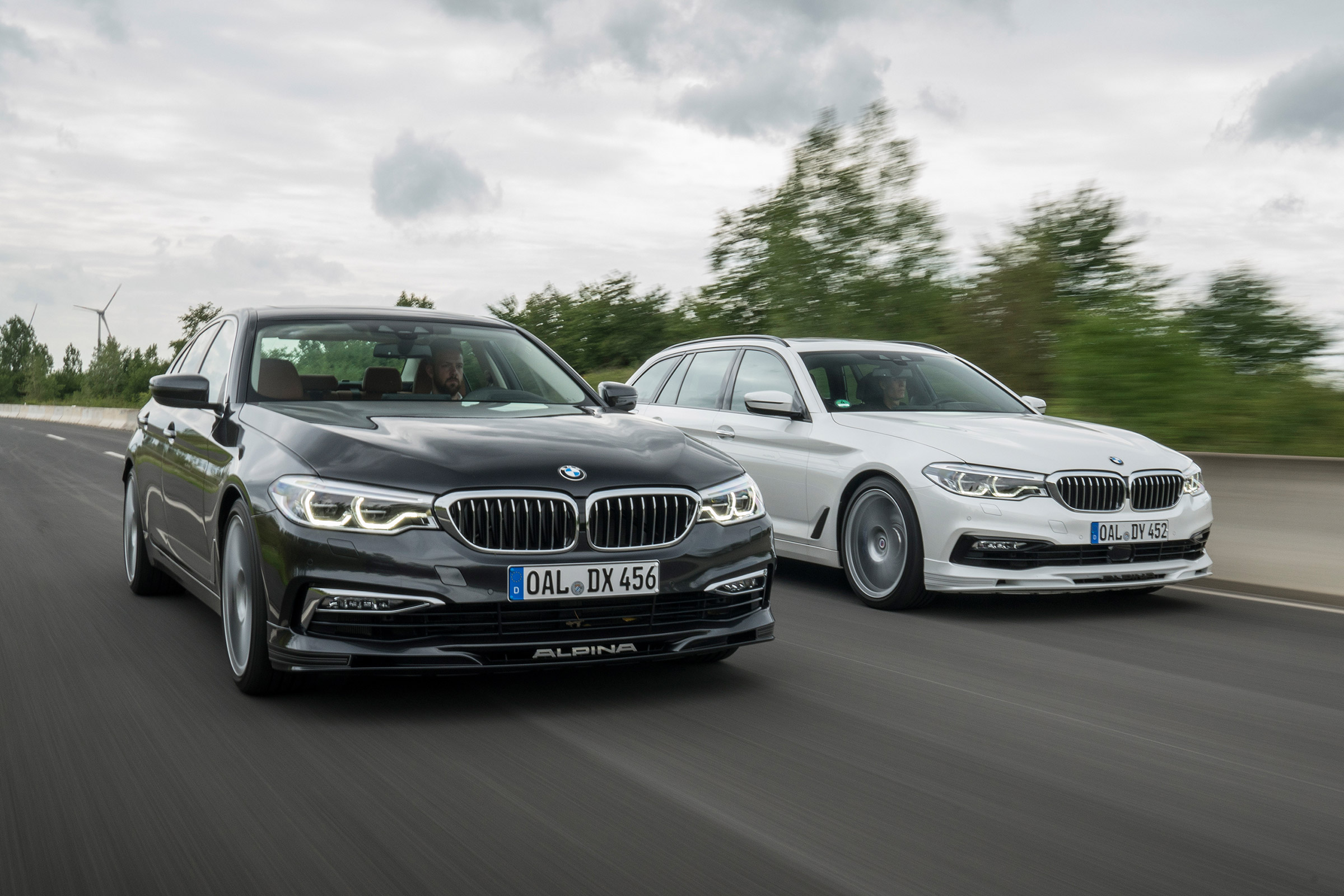 BMW Alpina D5 S and BMW Alpina D5 Touring - front