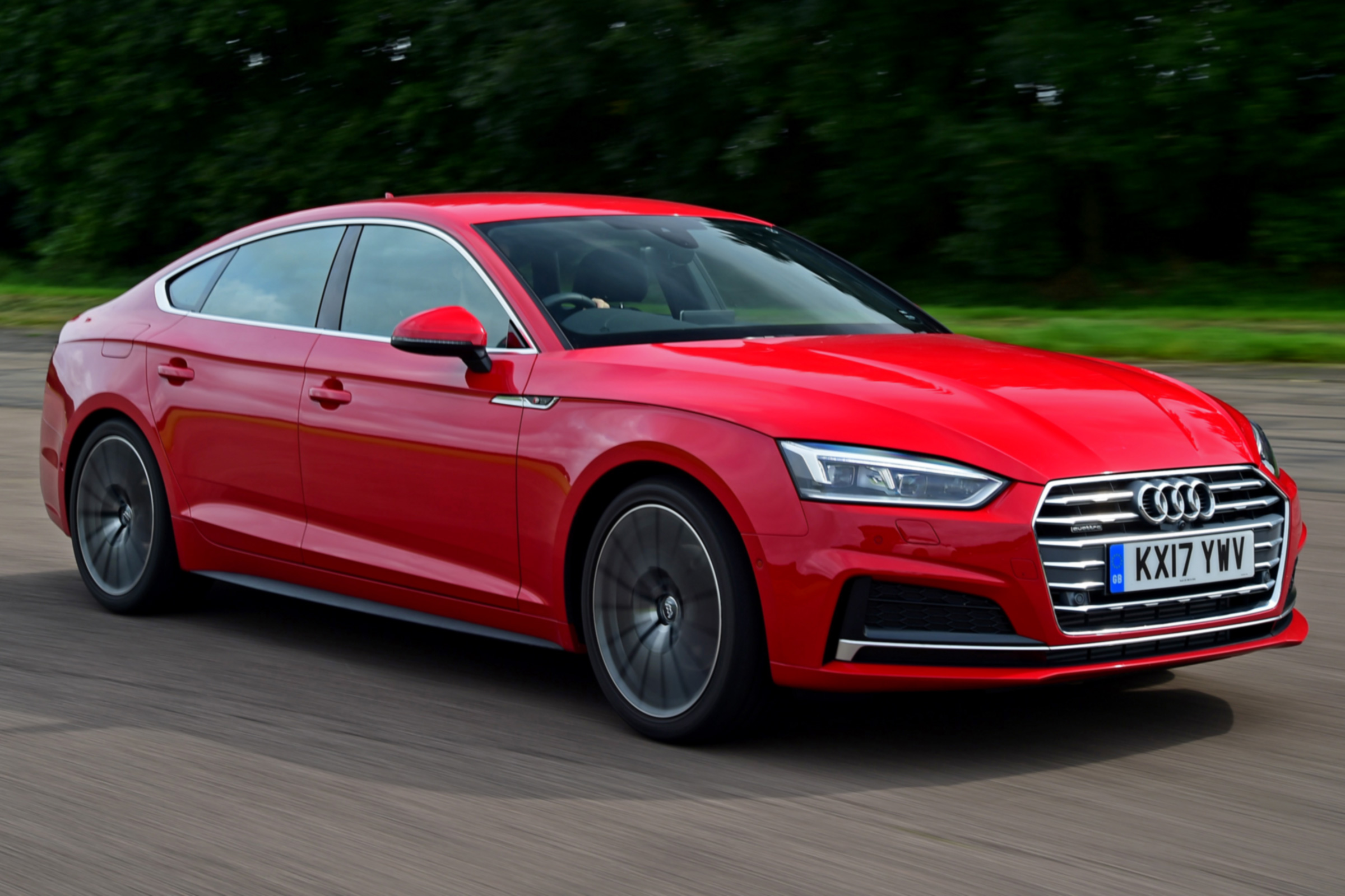 Twin test - Audi A5 - driver side action
