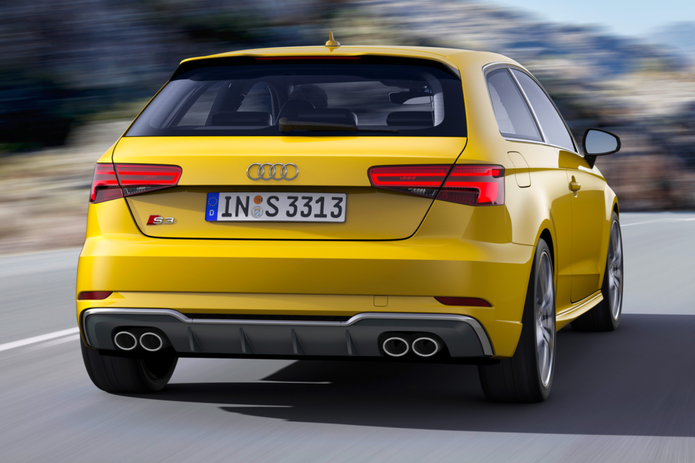 Audi S3 hatch 2017 - rear action