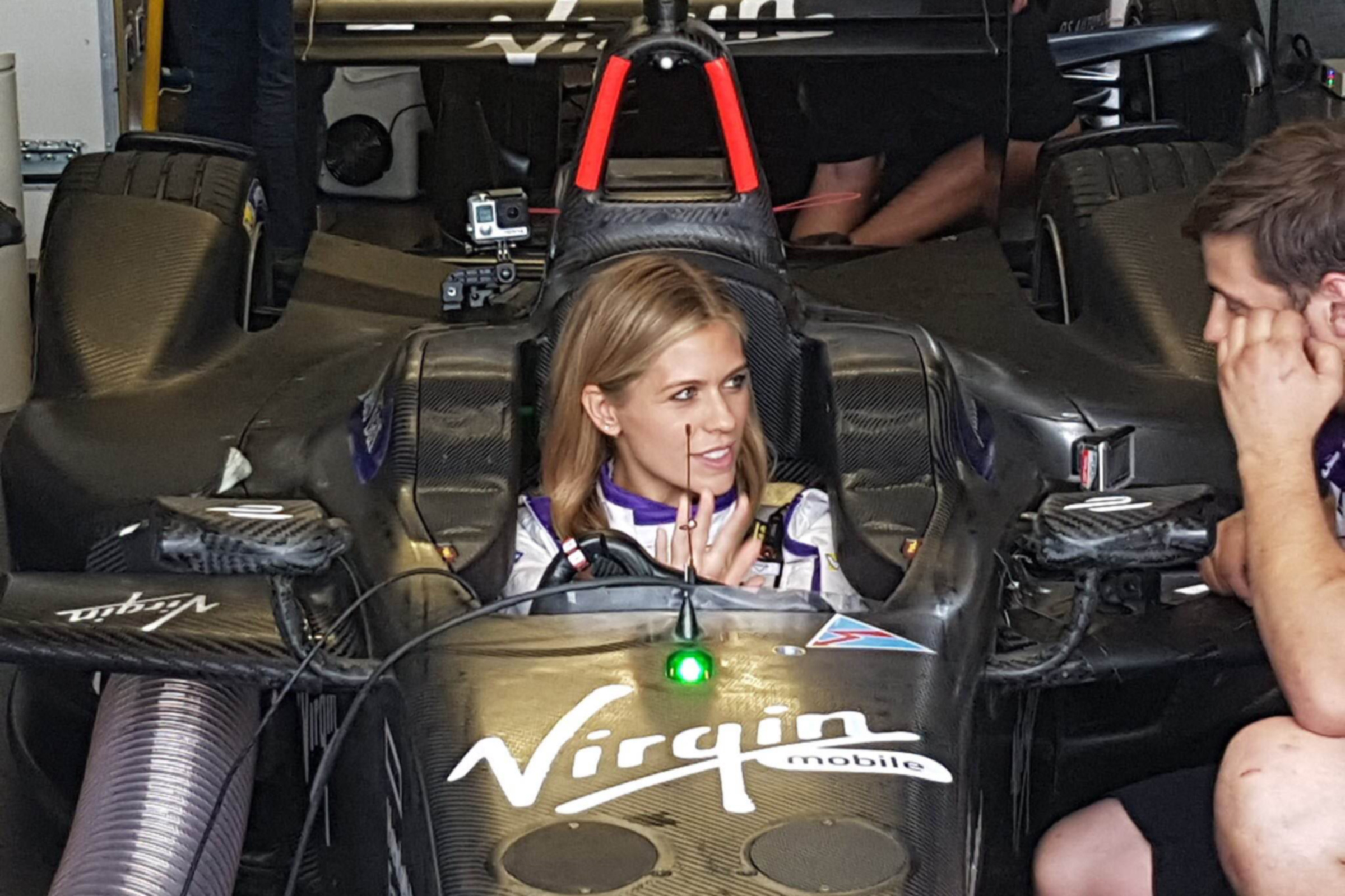 What is Formula E - Nicki in car