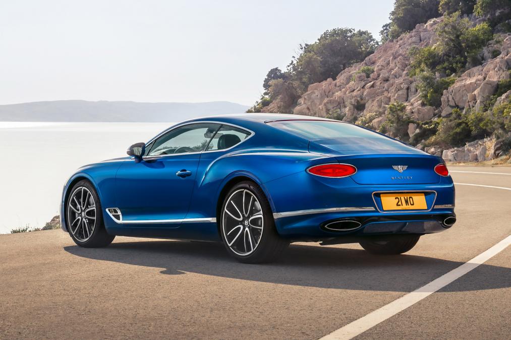 Bentley Continental GT rear - Footballers' cars