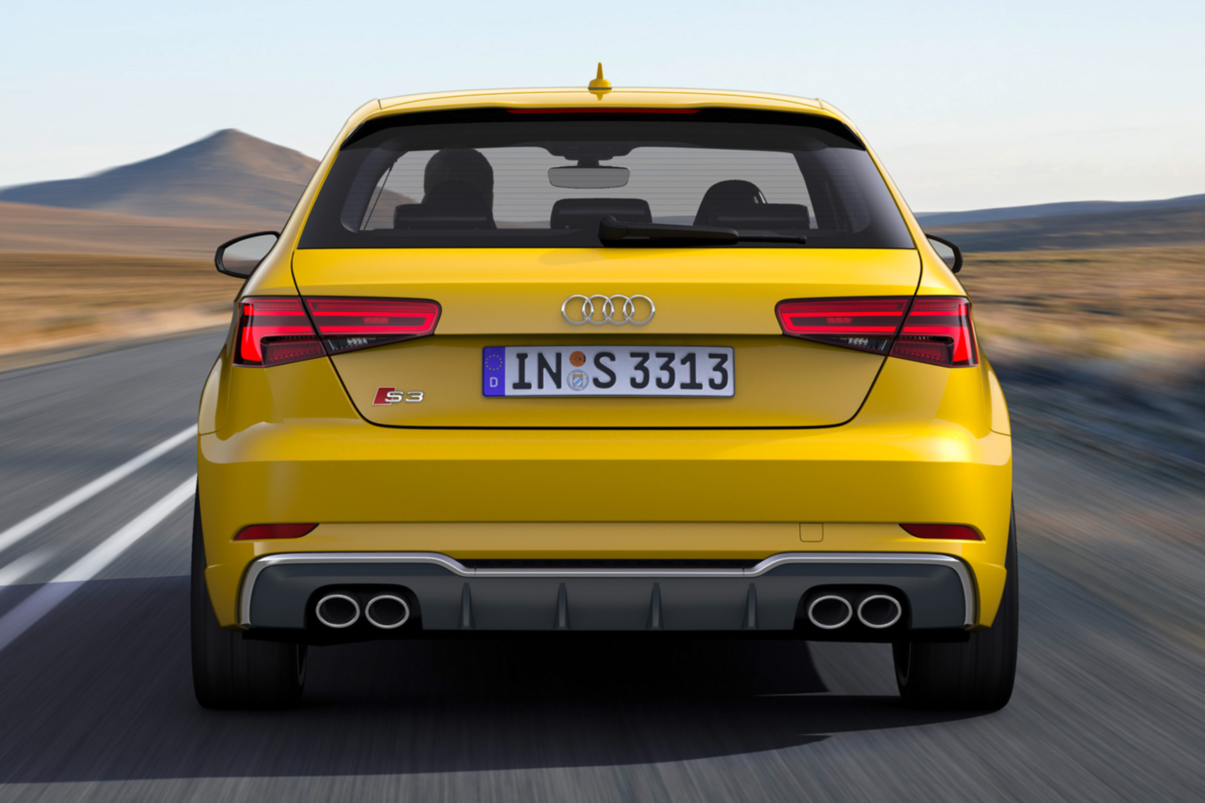 Audi S3 hatch 2017 - boot