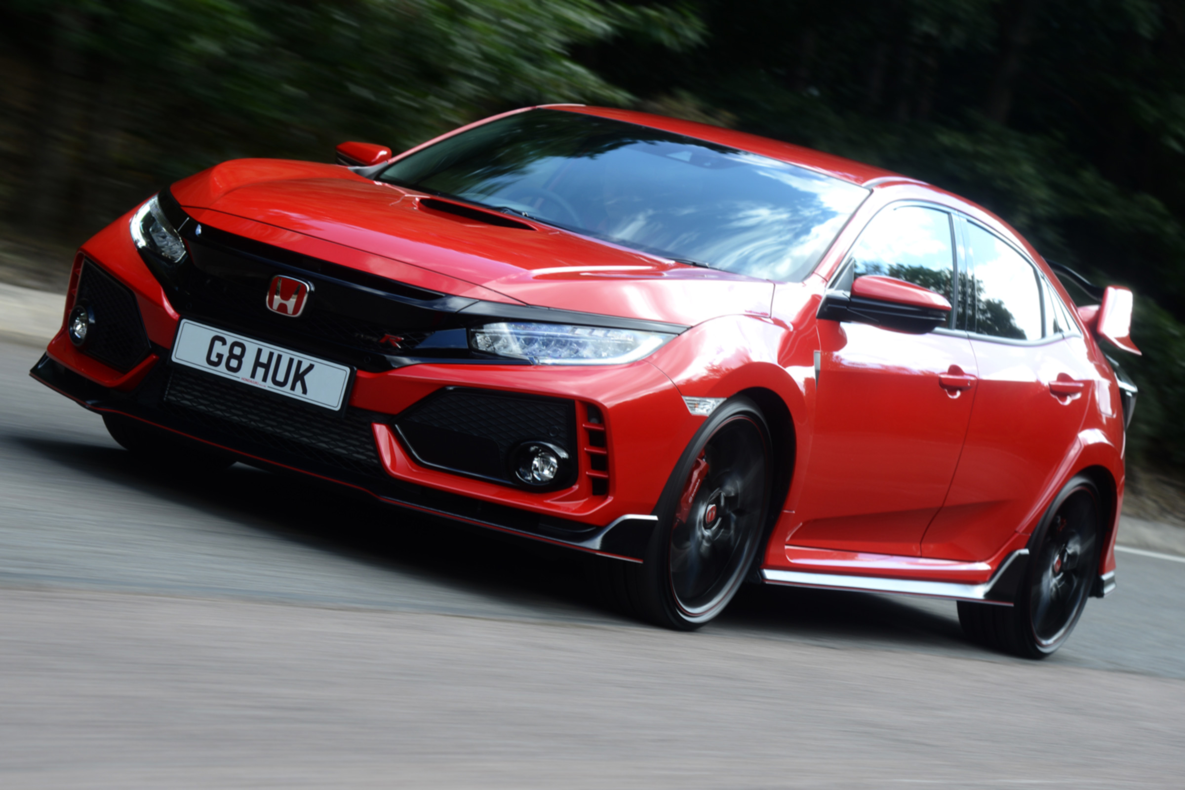 UK Honda Civic Type R 2017 - front action