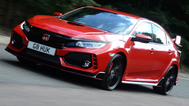 UK Honda Civic Type R 2017 - front action