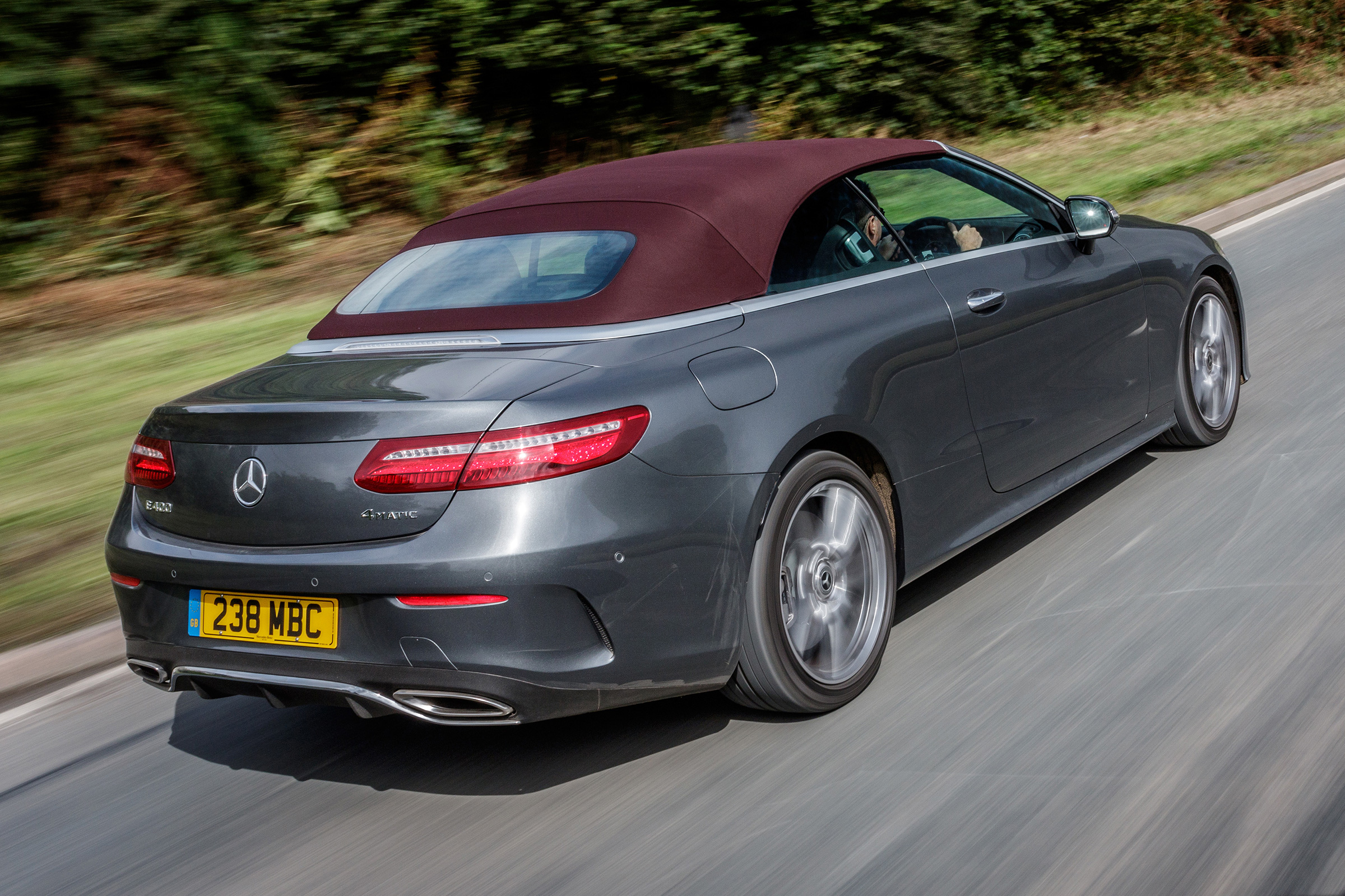 Mercedes E-Class Cabriolet - roof up