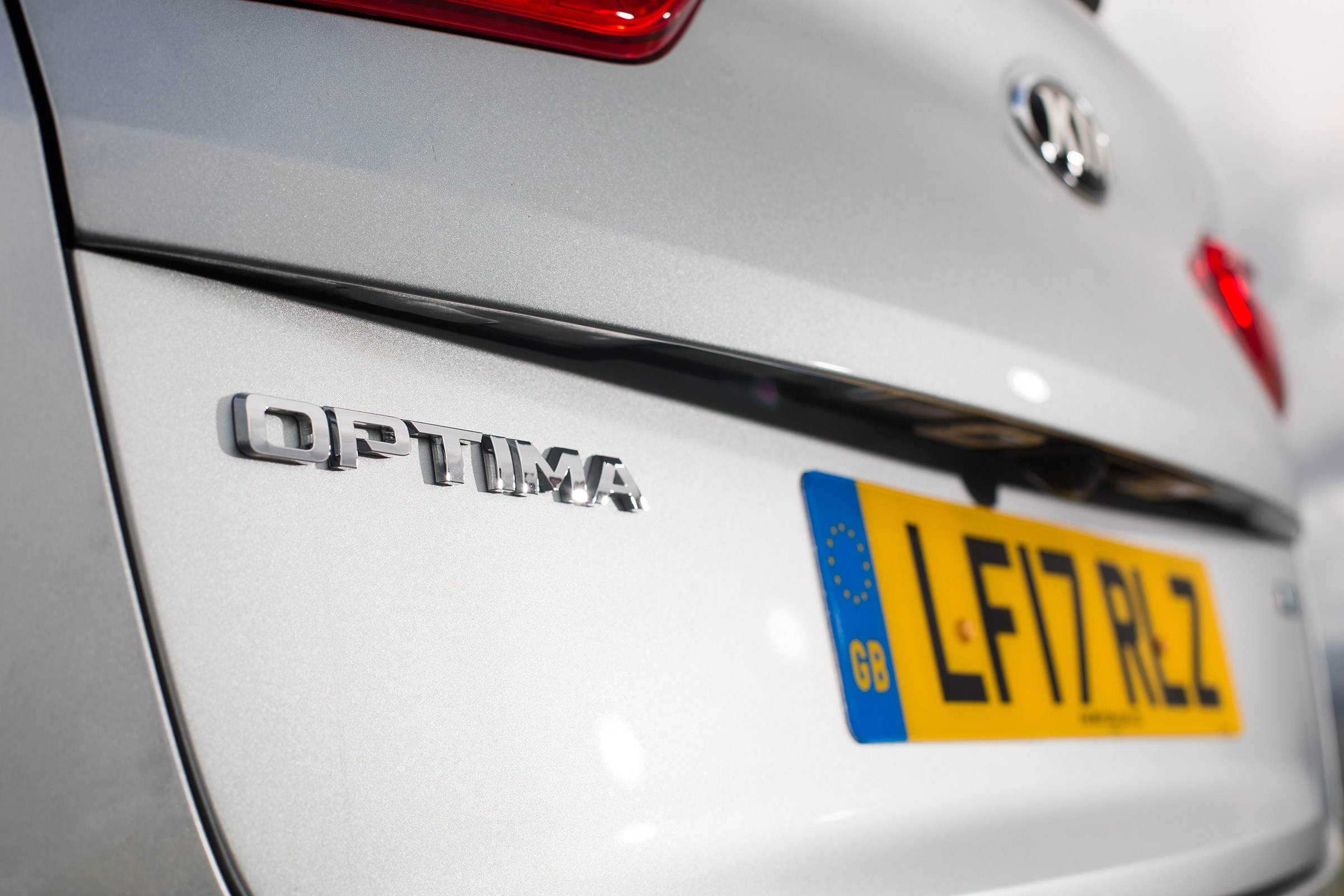 Kia Optima Sportswagon PHEV - Optima badge