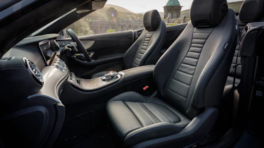 Mercedes E-Class Cabriolet - front seats