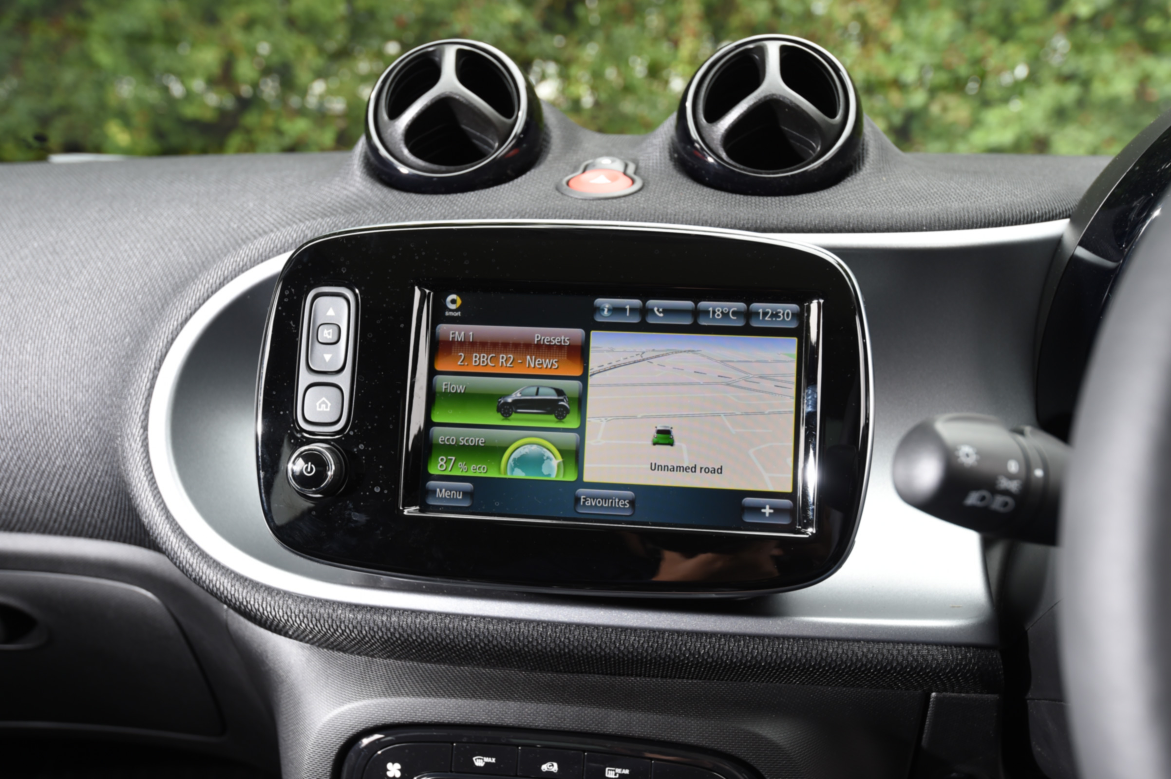 Smart ForFour ED - screen