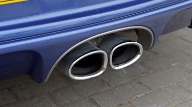 Used Porsche Boxster - exhaust