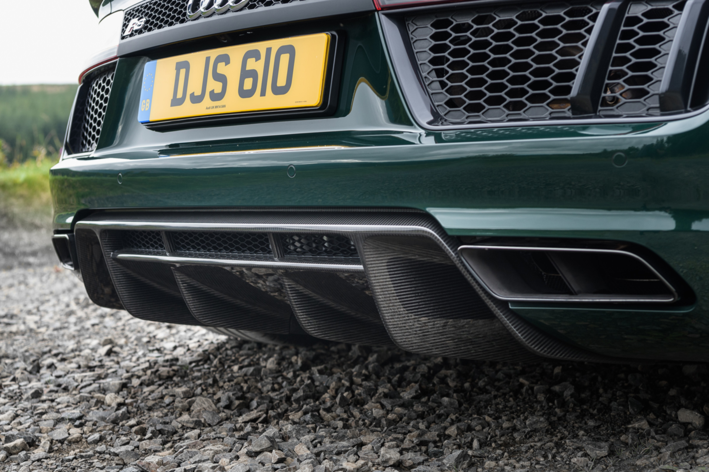 Audi R8 Spyder V10 plus - rear diffuser