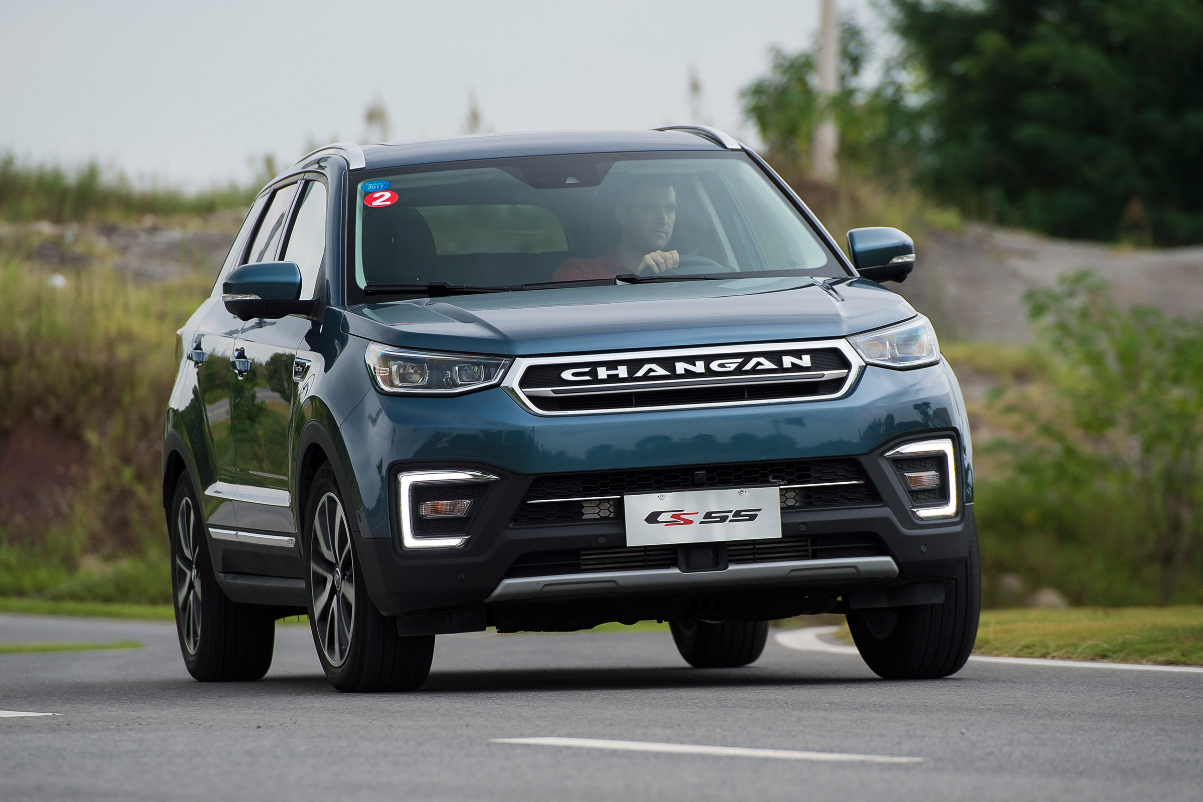Changan CS55 - front cornering
