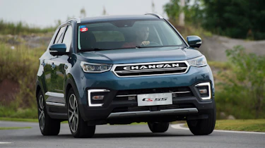 Changan CS55 - front cornering