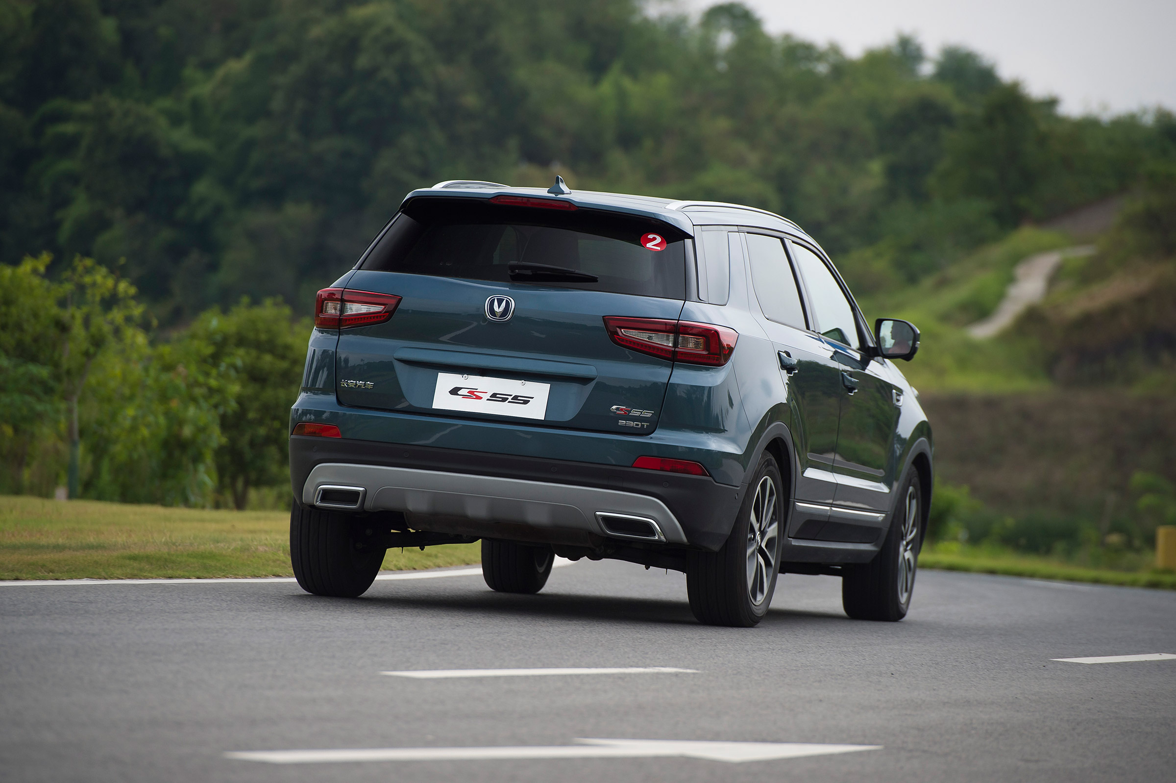 Changan CS55 - rear cornering
