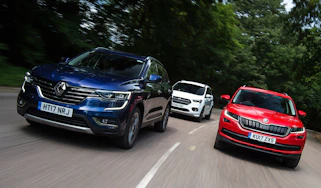 Renault Koleos vs Skoda Kodiaq vs Ford Kuga - header