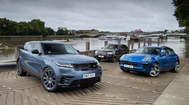 Range Rover Velar vs Porsche Macan vs BMW X5 - header