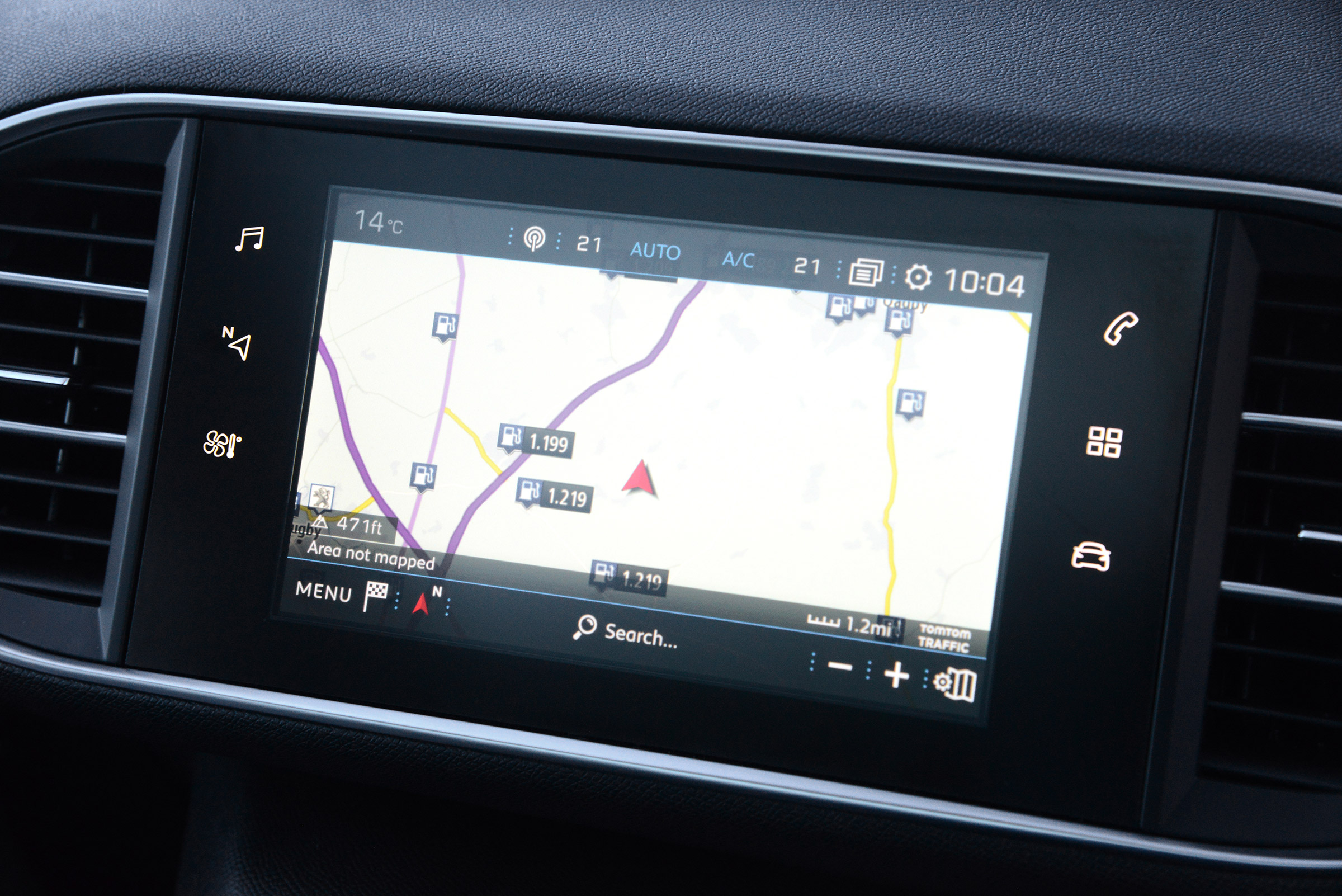 Peugeot 308  - sat-nav