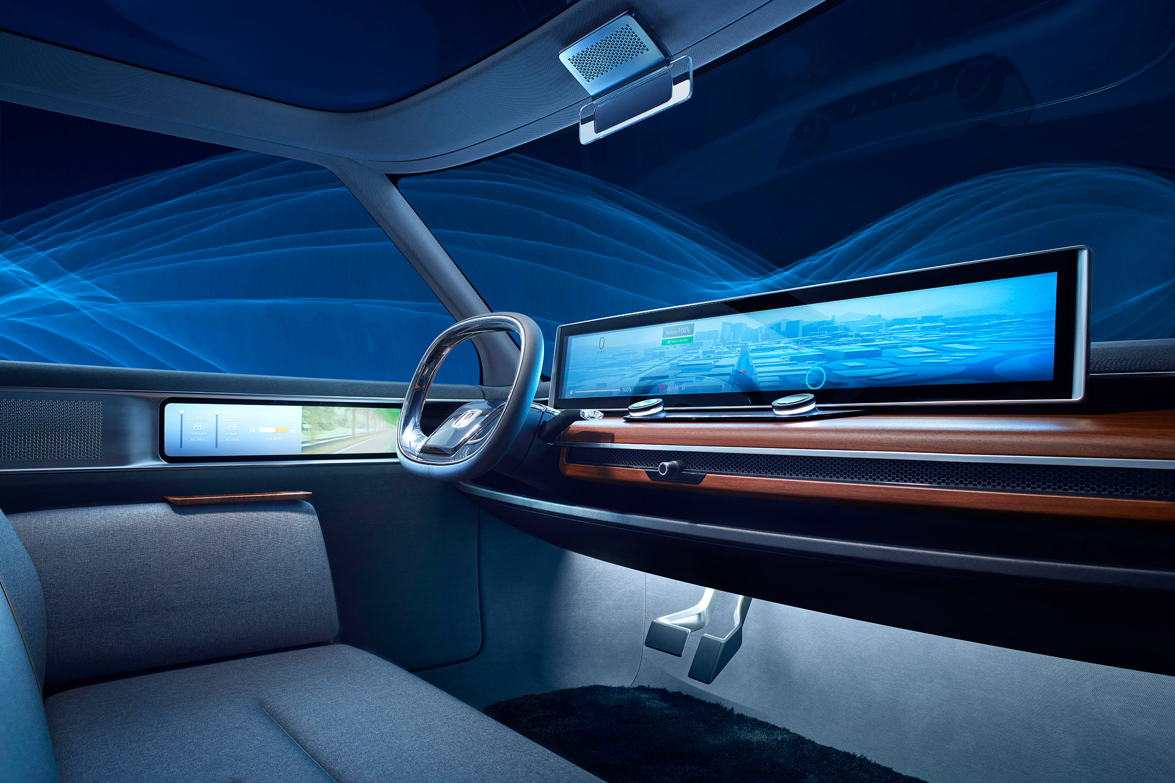 Honda Urban EV concept - dash