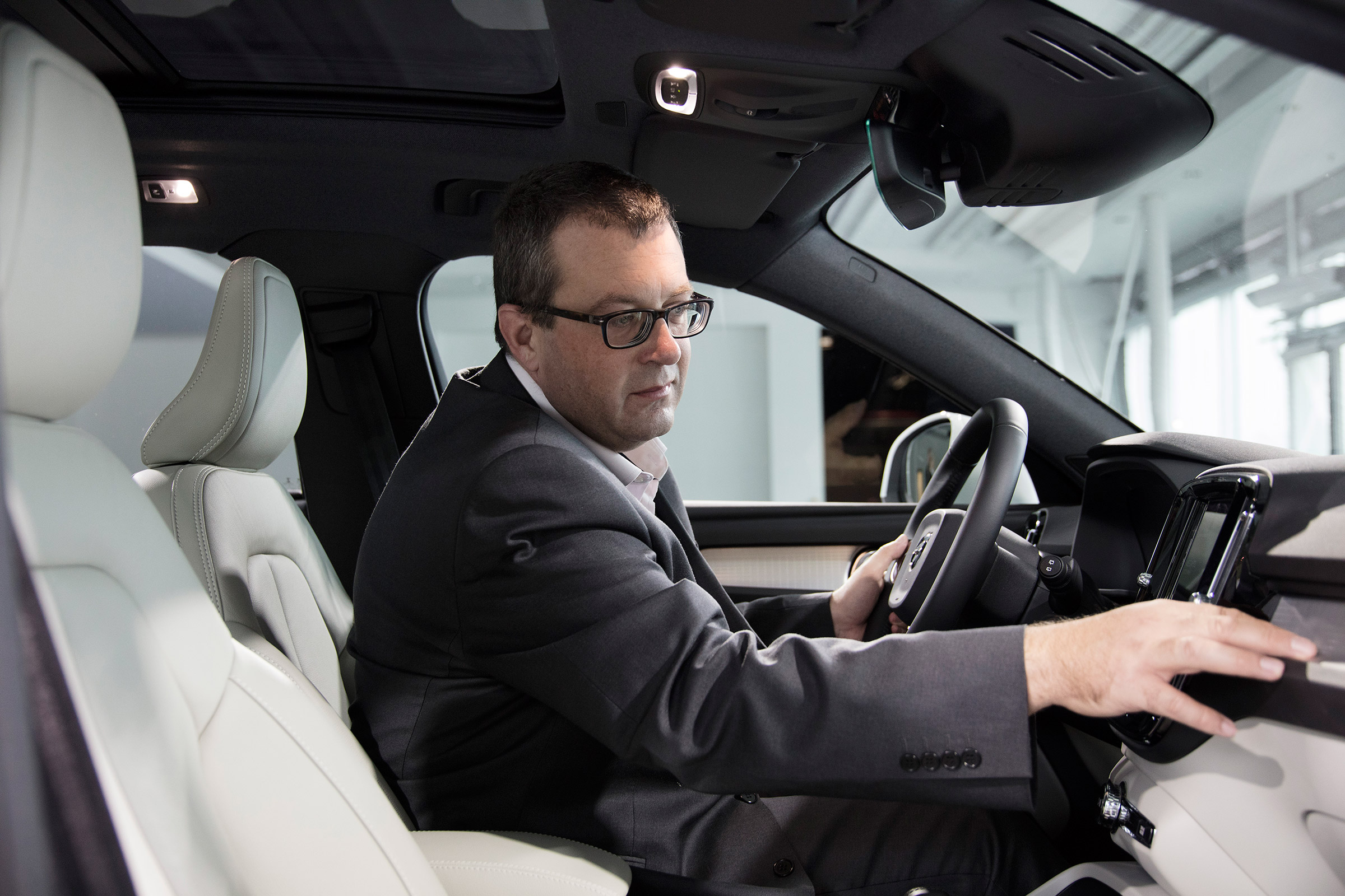 Volvo XC40 - John McIlroy inside