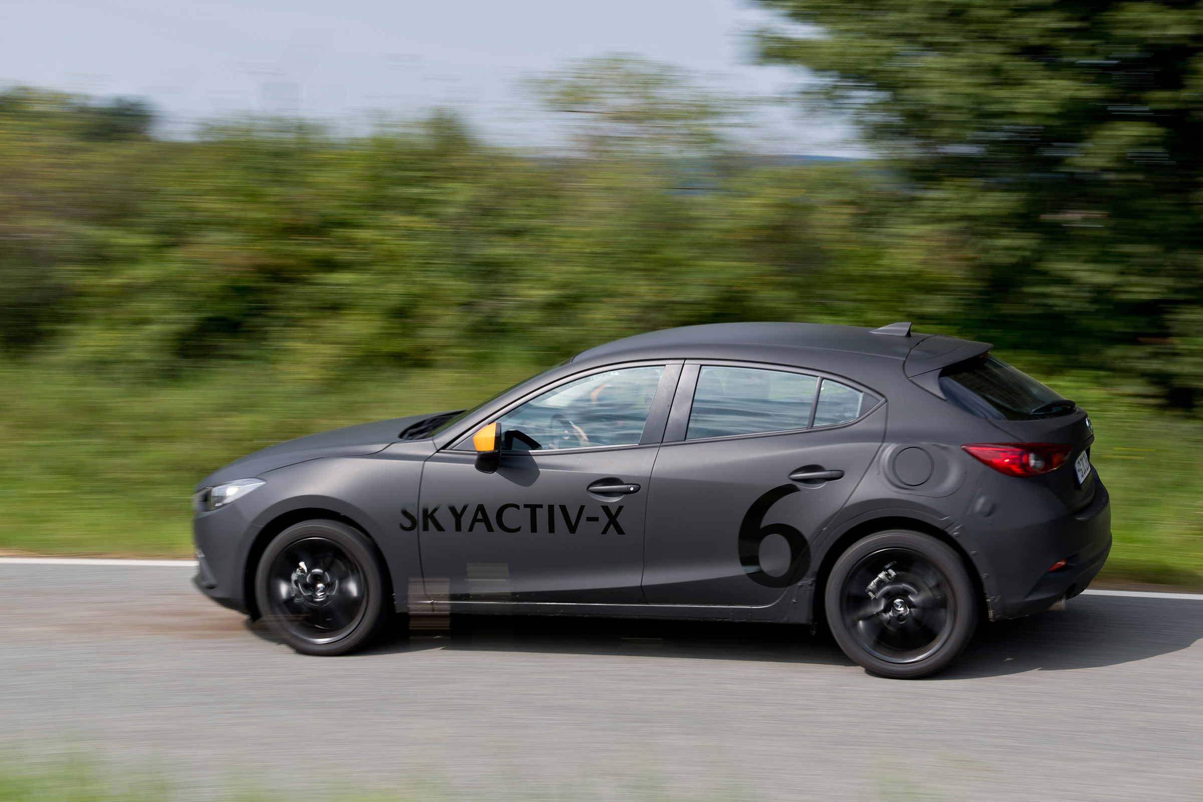 Mazda SKYACTIV-X prototype - side