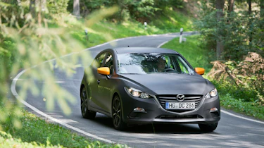 Mazda SKYACTIV-X prototype - front cornering