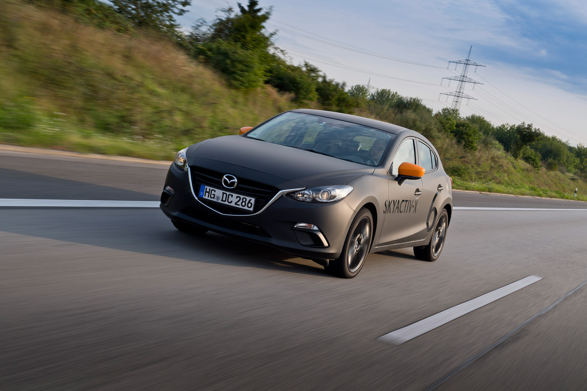 Mazda SKYACTIV-X prototype - front/side