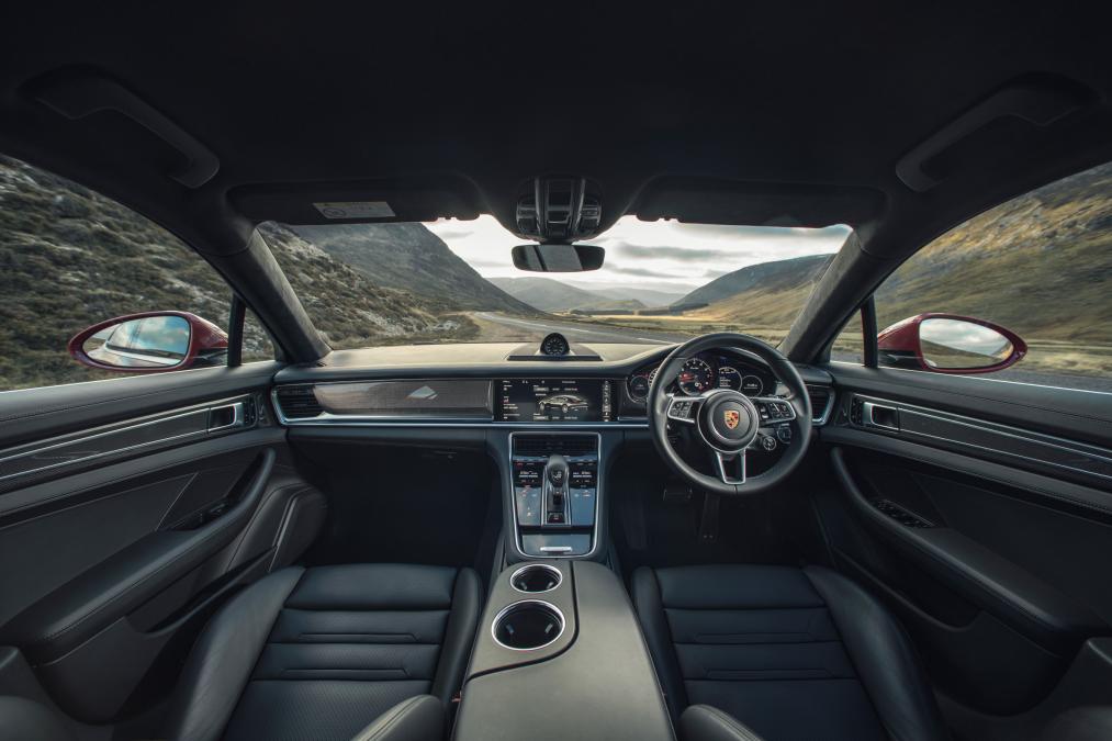 Porsche Panamera Turbo interior - Footballers' cars