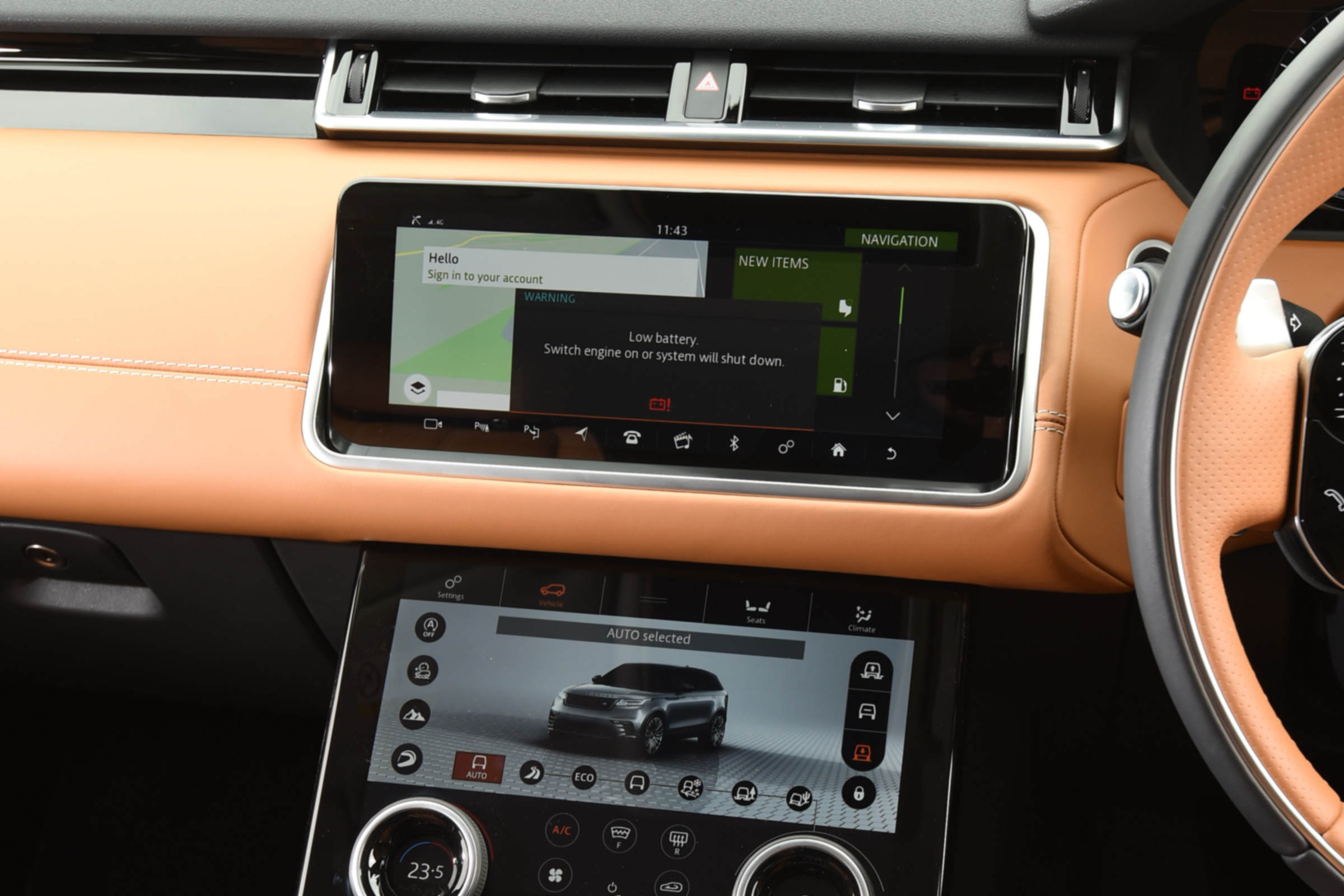Range Rover Velar - infotainment