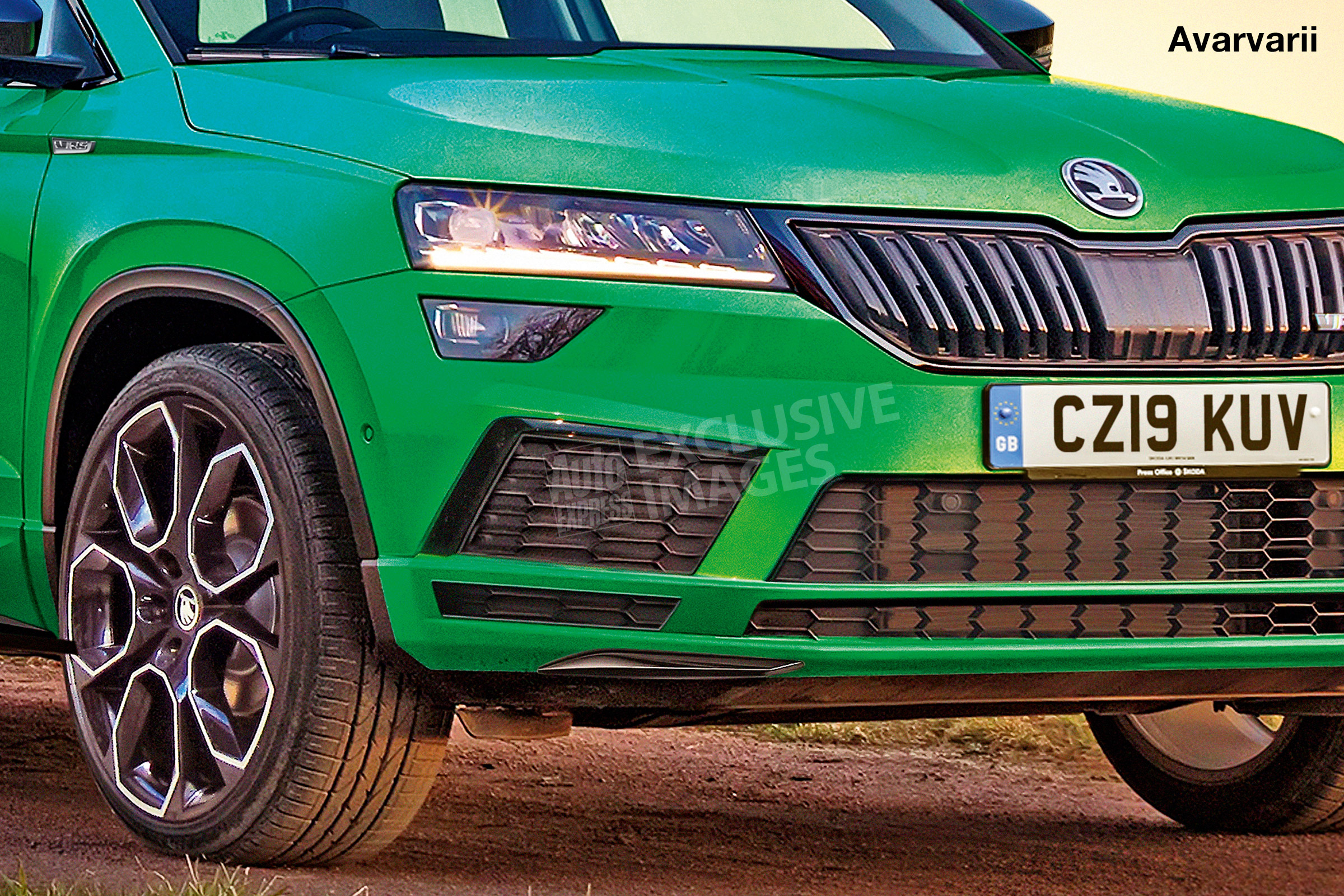 Skoda Karoq vRS - front detail (watermarked)