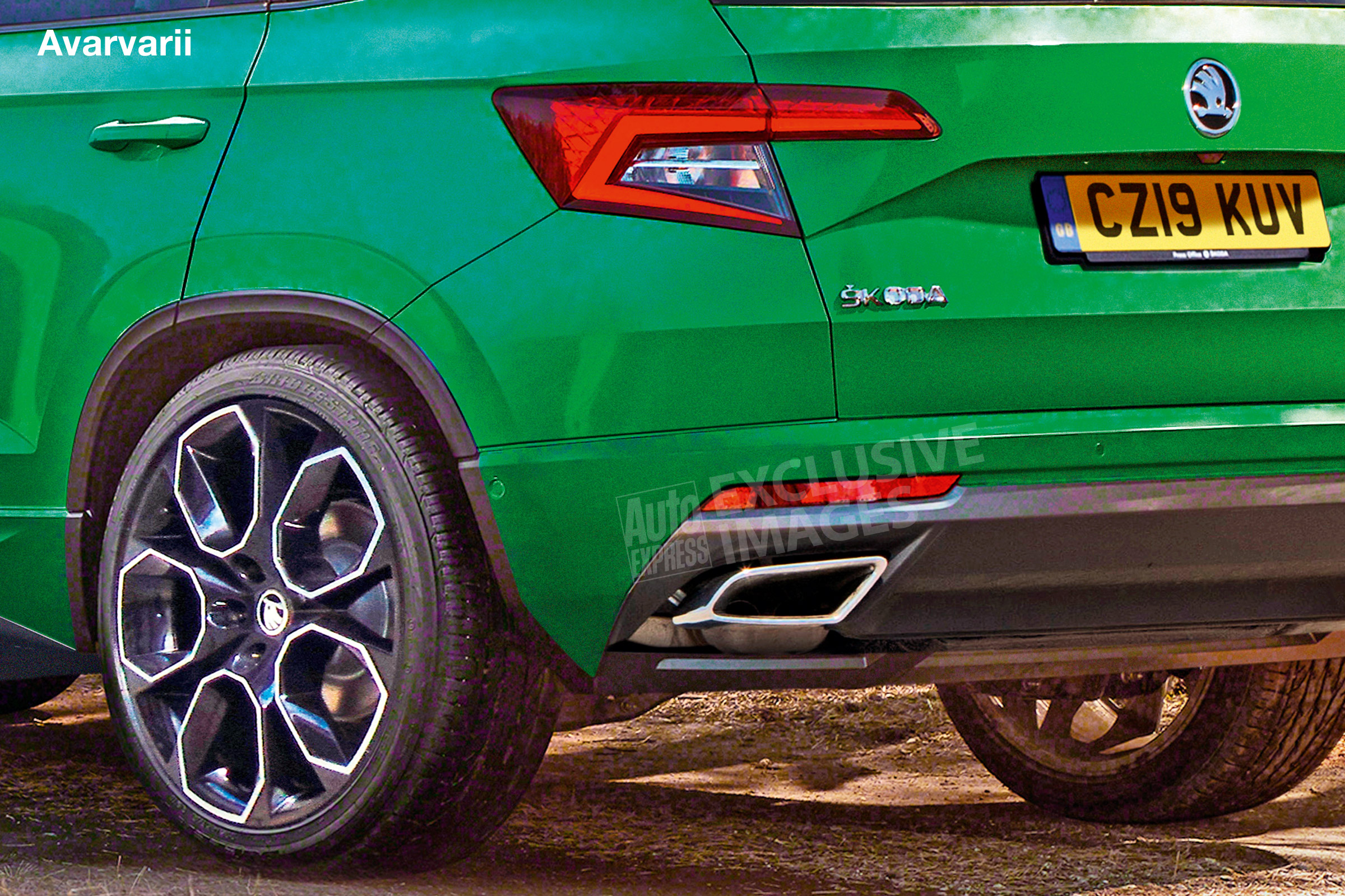 Skoda Karoq vRS - rear detail (watermarked)