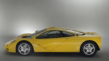 McLaren F1 Yellow side