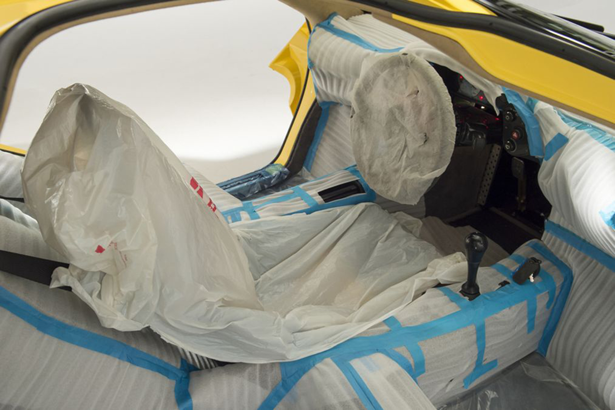 McLaren F1 Yellow interior
