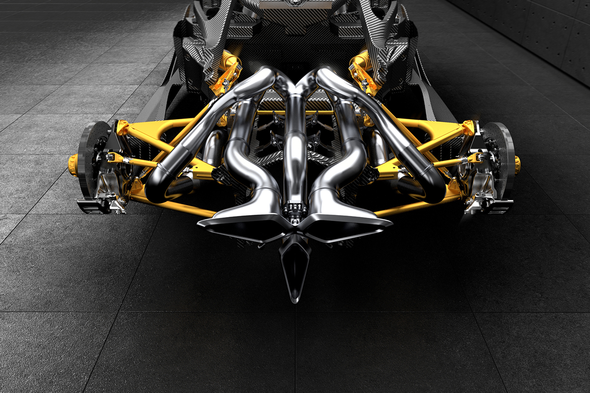 Apollo IE carbon monocoque rear