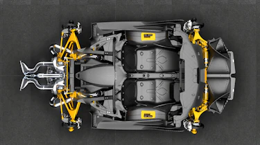 Apollo IE carbon monocoque above