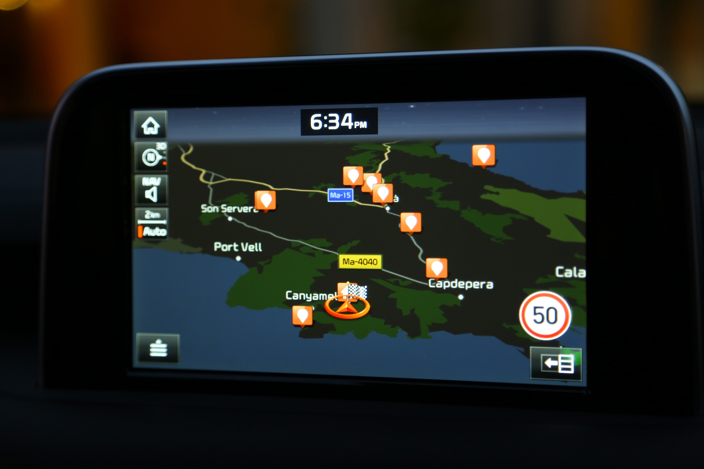 Kia Stinger - sat nav