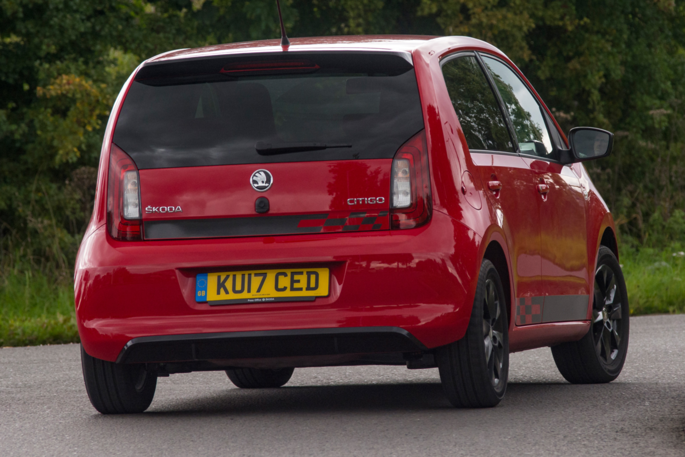 Triple test – Skoda Citigo - rear action