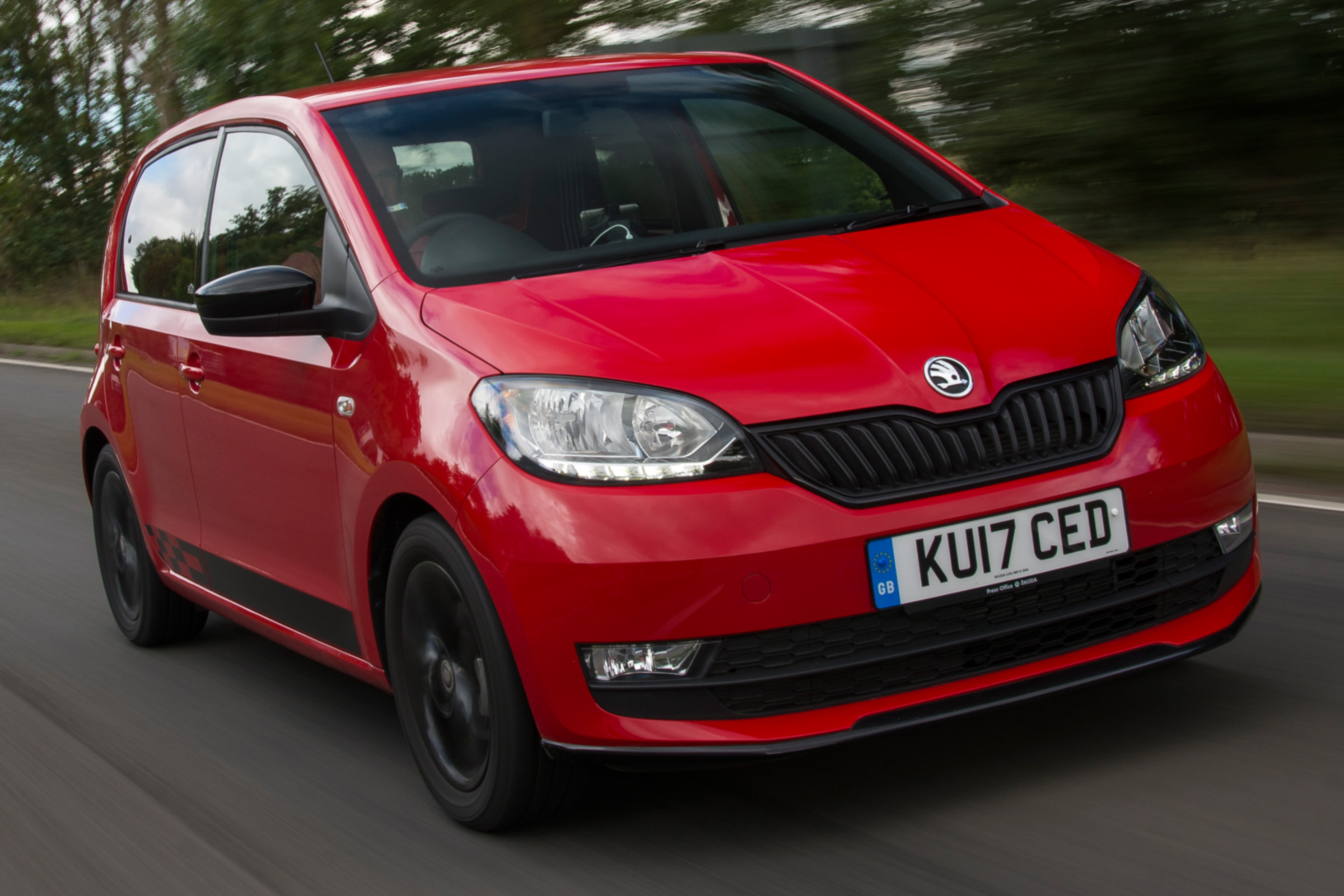 Triple test – Skoda Citigo - front tracking