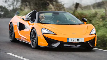New McLaren 570S Spider - front