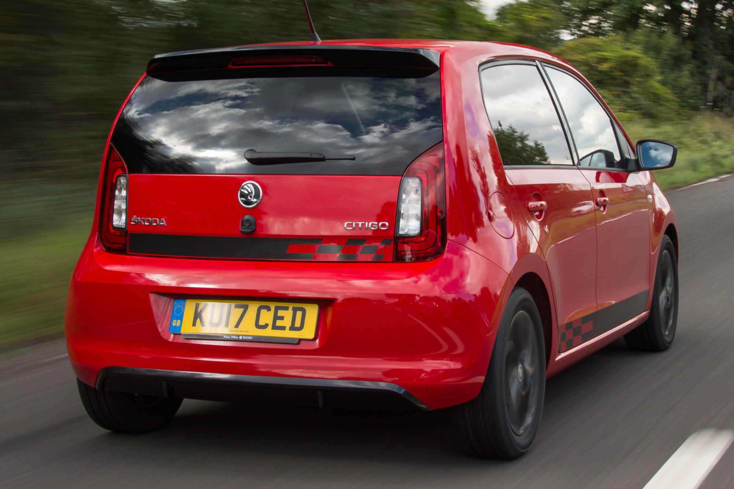 Triple test – Skoda Citigo - rear quarter