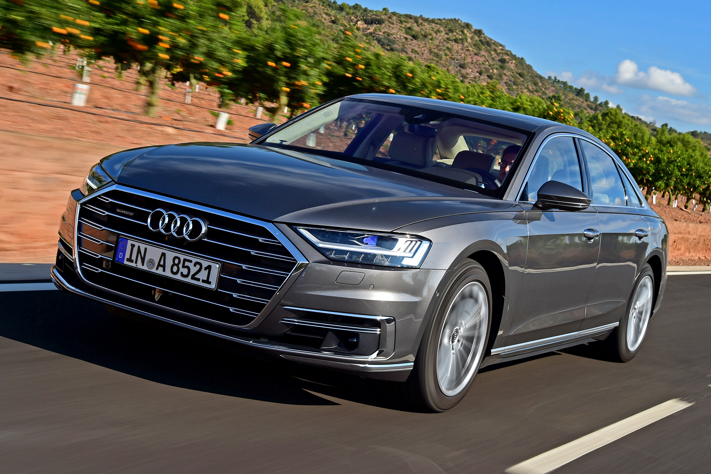 New Audi A8 2017 - front