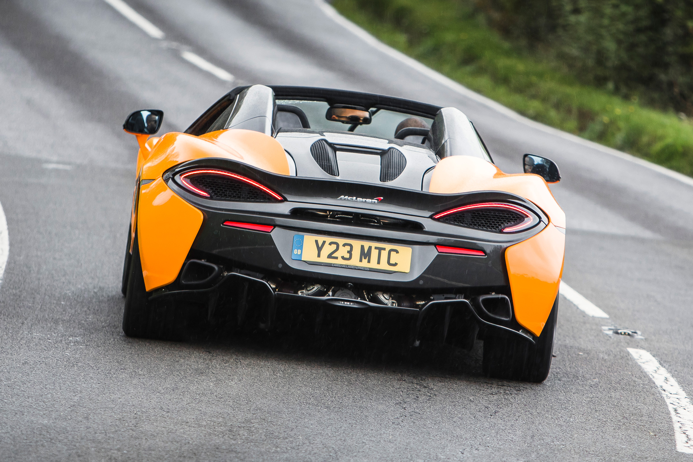 New McLaren 570S Spider - rear